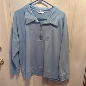 Time and Tru Sky Blue Pullover